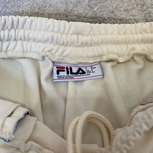 FILA Cream Button Down Track Pants - Picture 4 of 7